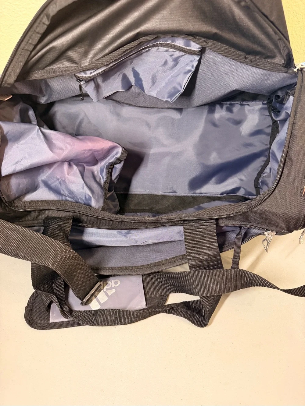 Adidas Black and Gray Men’s Duffel Bag